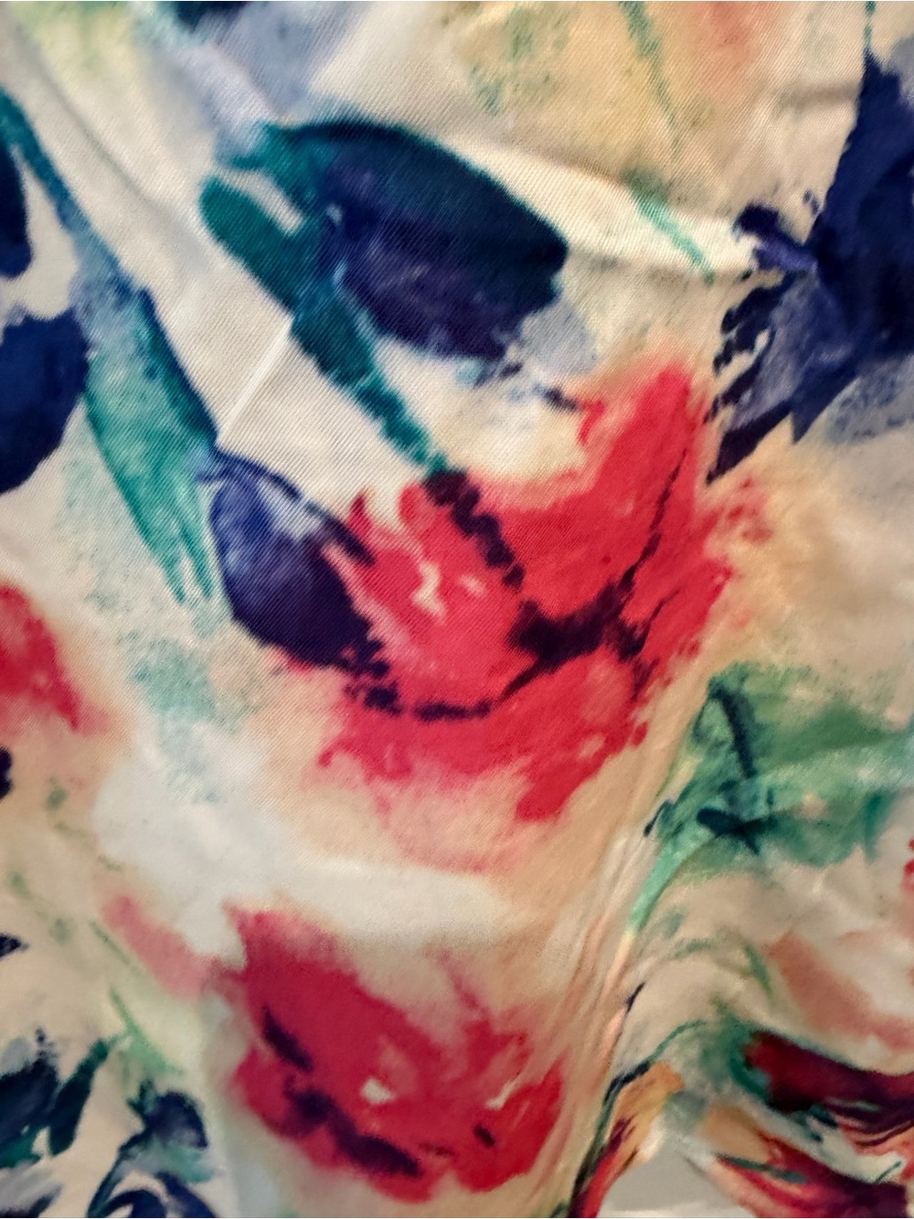 Andree by Unit Floral V-Neck Top Size Large - Picture 8 of 16